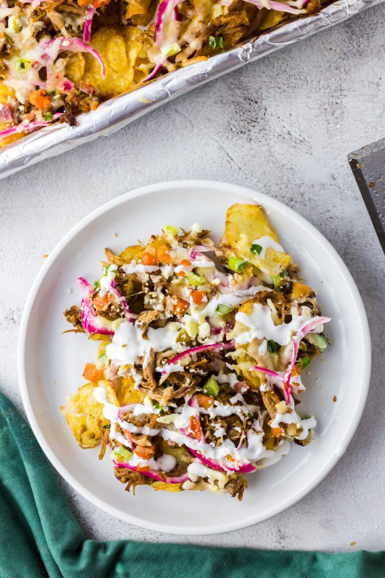Loaded Nachos with Pulled Pork