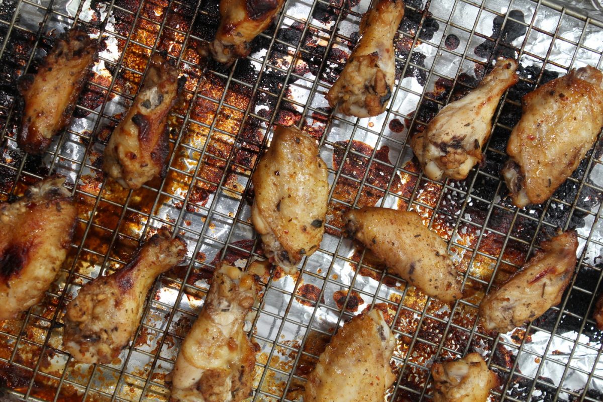 Sticky, Oven Baked BBQ Chicken Wings