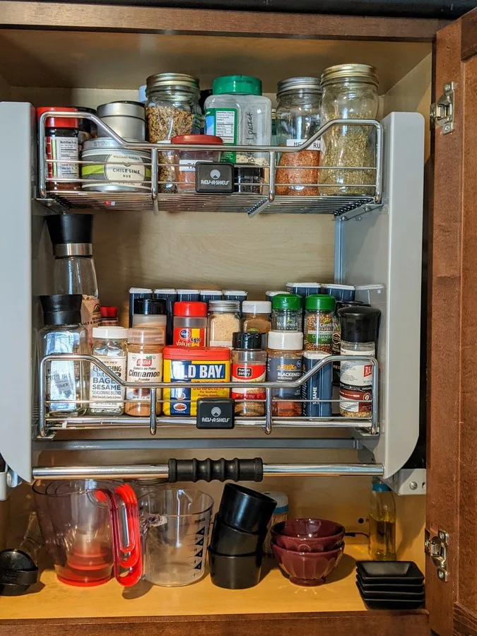 The Talented Kitchen Spice Rack Keeps Your Cabinets Uncluttered