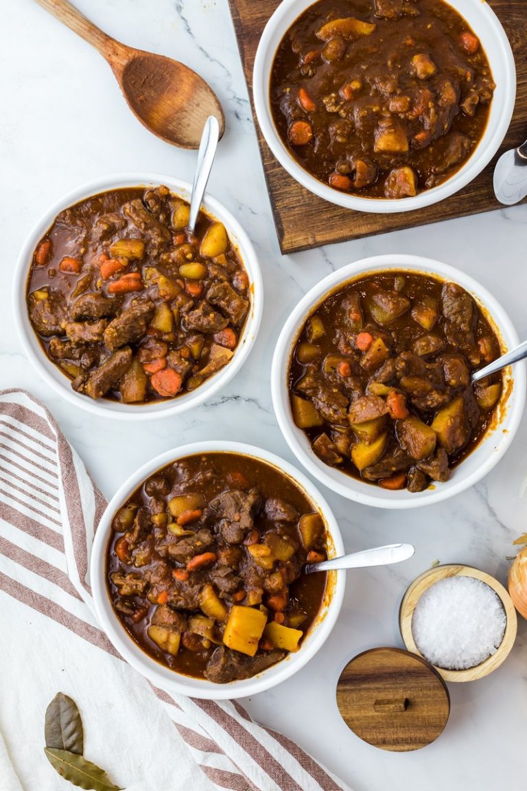 Thick and Hearty Irish Beef Stew with Guinness