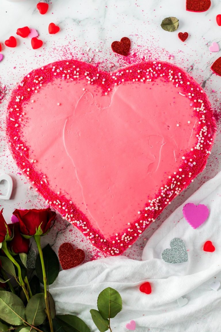 Make a Heart-Shaped Valentine’s Day Cake