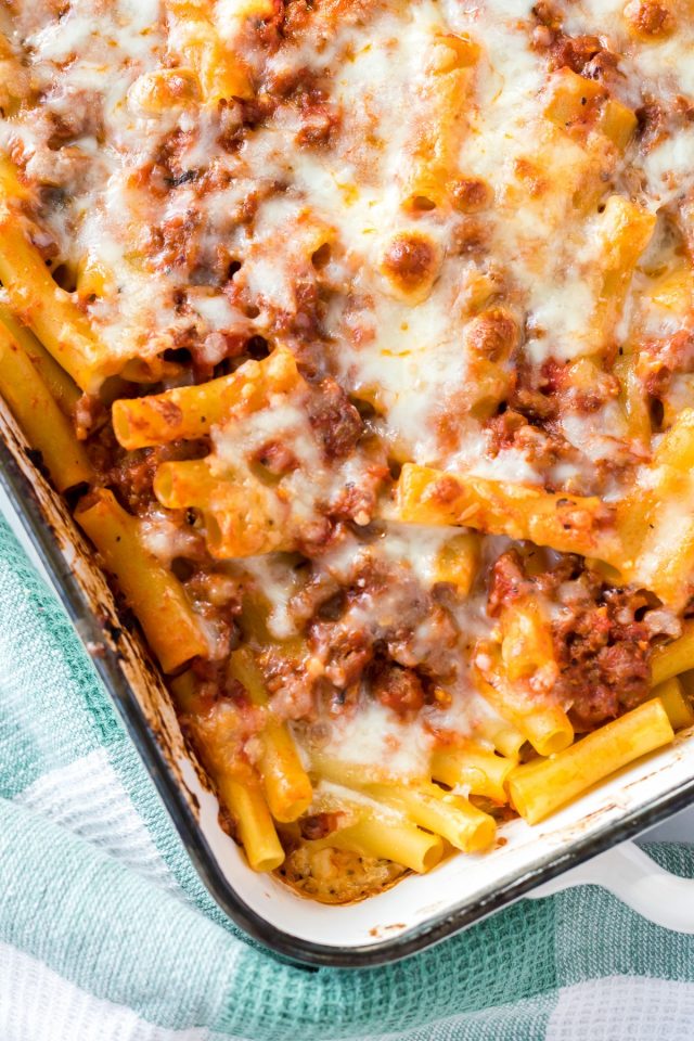 Baked Ziti With Italian Sausage - Southern Cravings