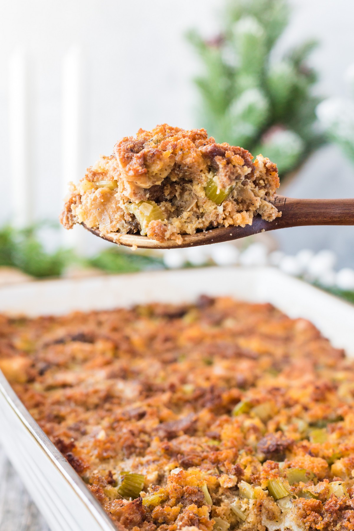 Traditional Southern Cornbread Dressing