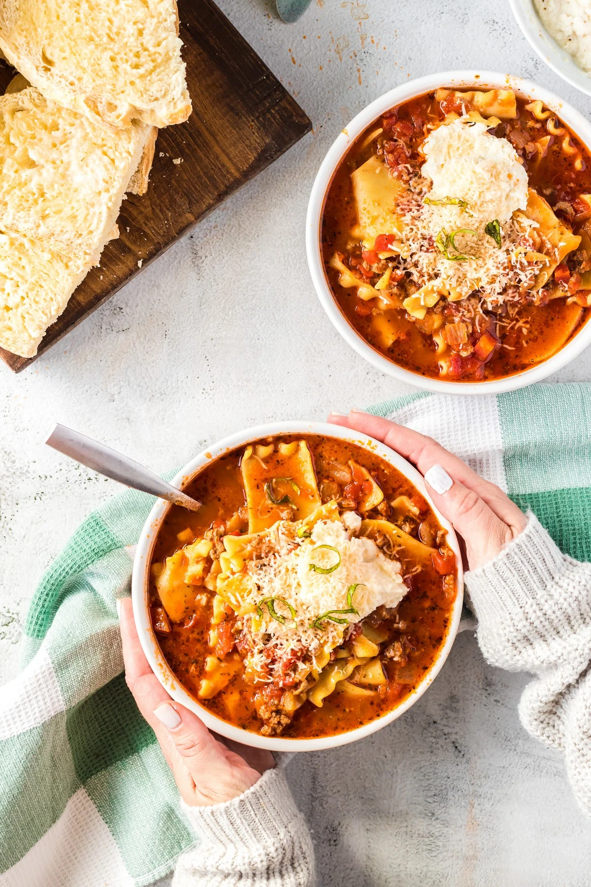 This Soup is My New Comfort Food 🥣 #easyrecipes #lasagnasoup