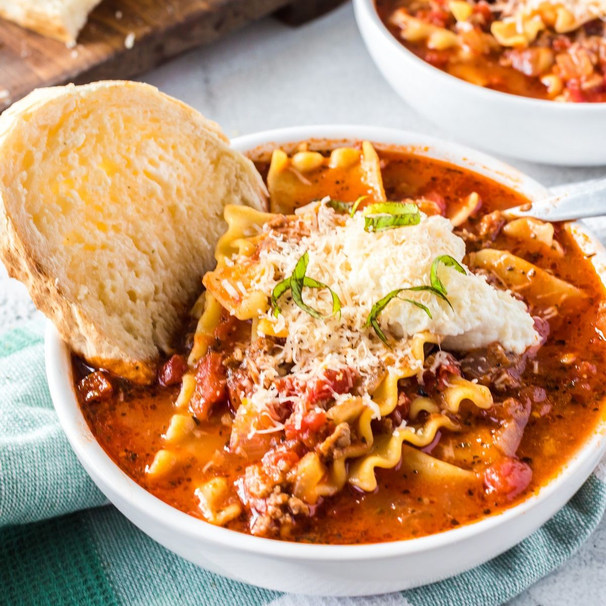 This Soup is My New Comfort Food 🥣 #easyrecipes #lasagnasoup