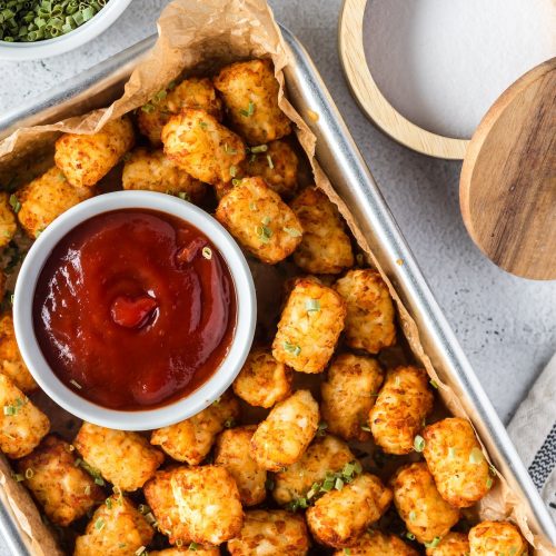 Cauliflower Tots (Baked or Air Fryer) - The Natural Nurturer