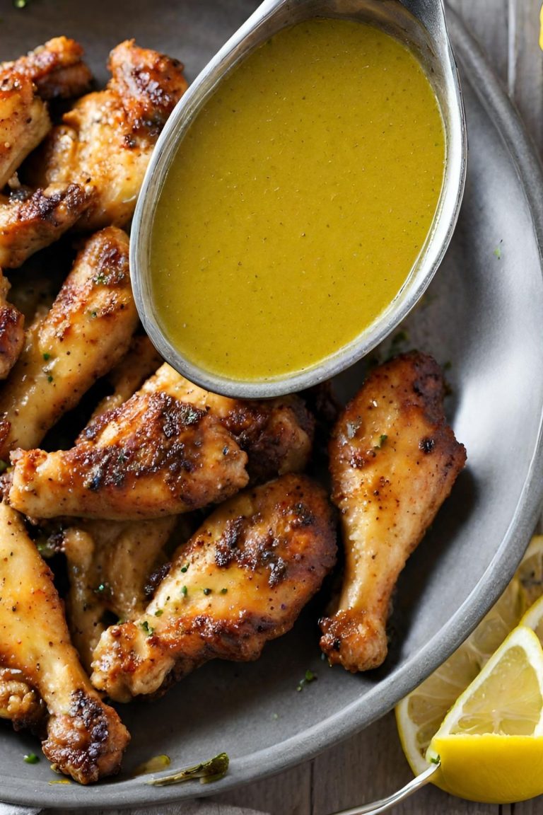 Lemon Pepper Sauce for Wings - Southern Cravings